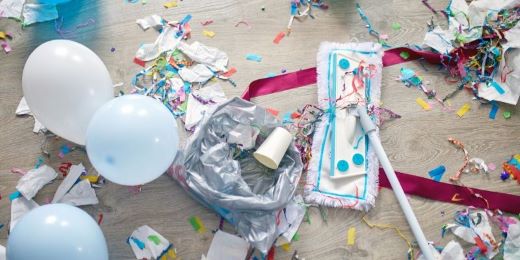 Nettoyage après l'organisation d'un événement en Belgique